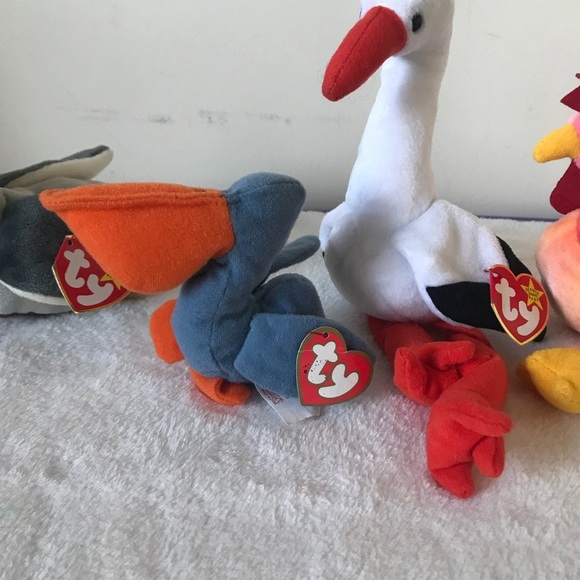 Rare 1993-98 Ty Beanie Bird Bundle - Picture 2 of 8